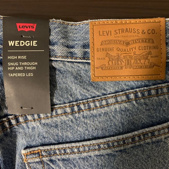 Levi's Wedgie Jeans - Light Blue - Picture 4 of 5